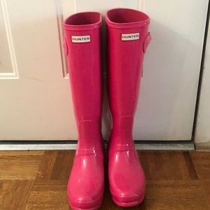 Rarely worn hunter rain boots